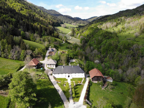 Chartreuse d'Aillon vue du ciel