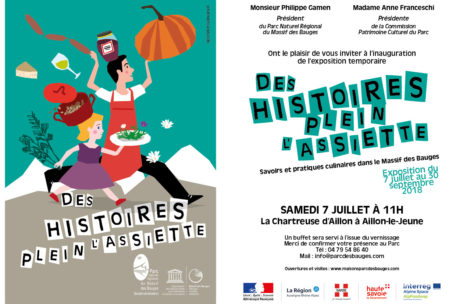 des histoires plein l'assiette