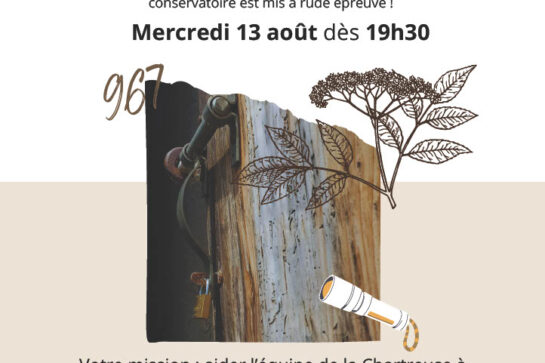 Escape Game – Le plan disparu du Jardin Botanique Escape Game – Le plan disparu du Jardin Botanique